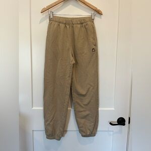 Teddy Fresh Classic Tan Unisex Fleece SweatPants Joggers XS